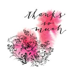 Calligraphy greeting card N29
