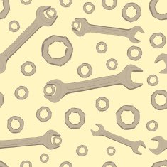 Seamless wrenches and nuts