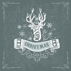 Vintage Christmas Background N4