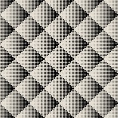 dots rhombus seamless monochrome pattern