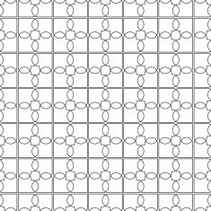 Black and white seamless pattern with heart stylish N2
