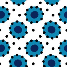 Dymkovo seamless pattern N9