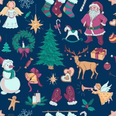 Christmas seamless pattern N138