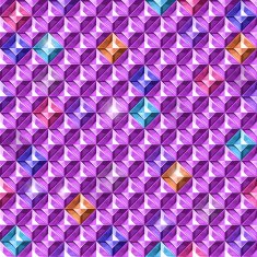 Colored diamonds texture Vector illustration