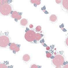 Seamless texture with asters N27