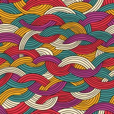 Seamless pattern with waves N30