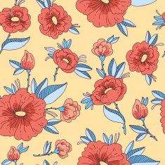 Pattern with flowers N18