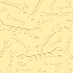 Brown seamless wrenches