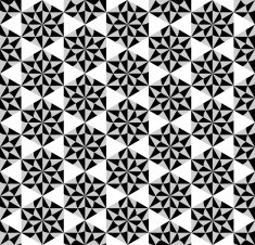 Black and white geometric seamless pattern abstract background N44