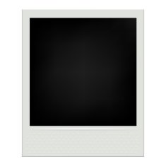Instant film realistic polaroid frame