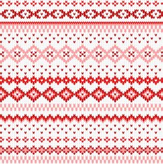 seamless red and white knitted background N6