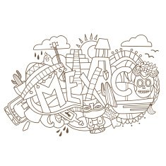 Mexico illustration