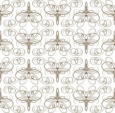 Seamless calligraphical pattern