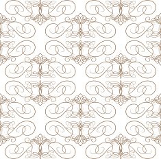 Seamless calligraphical pattern N2