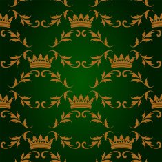 Seamless pattern with crowns N2