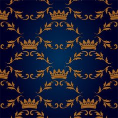 Seamless pattern with crowns N3