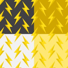 seamless pattern with lightning