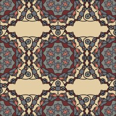 Ornate Mandala Background for greeting card Brochure Card or Invitation