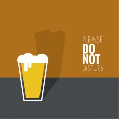Abstract background with Beer glass