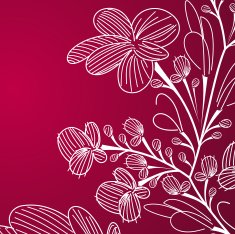 Floral abstract background N42