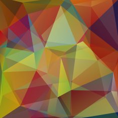 abstract background consisting of brown green triangles