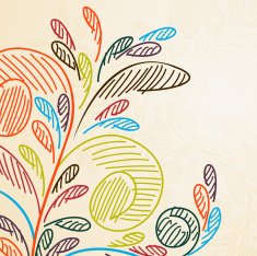 Floral abstract background N53