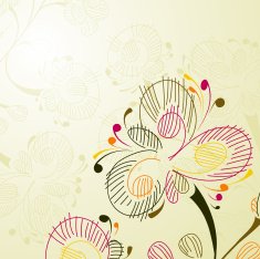 Floral abstract background N59