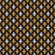Royal pattern - lily seamless