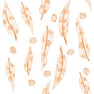 feathers ornament pattern N4