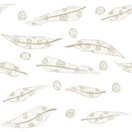 feathers ornament pattern N6