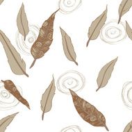 feathers ornament pattern N8