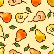 pear seamless pattern