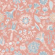 Vector seamless flowers pattern N9