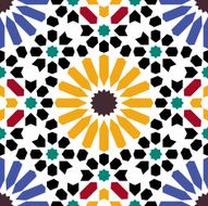 Arabesque seamless pattern N50