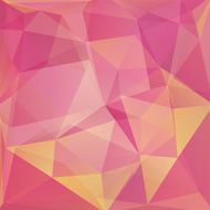 abstract background consisting of pink yellow triangles
