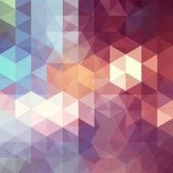 abstract background consisting of brown blue white triangles