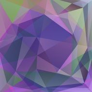 abstract background consisting of purple green triangles