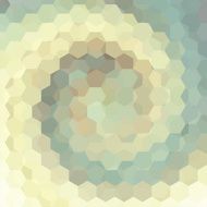 abstract background consisting of beige pastel green hexagons