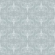 Seamless calligraphical pattern N9