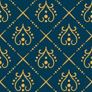 Seamless with vintage pattern N6