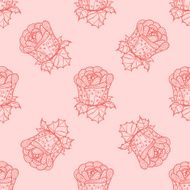 Seamless with vintage pattern N34