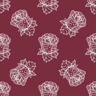 Seamless with vintage pattern N35