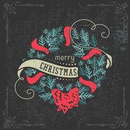 Vintage Christmas Background N8