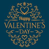 Calligraphic pattern with heart and Will you be my Valentine N2