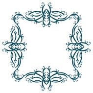 Calligraphic design element vintage pattern N13