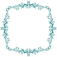 Calligraphic design element vintage pattern N15