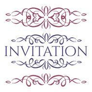 Calligraphic design element vintage pattern N18
