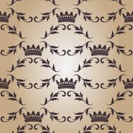 Seamless pattern with crowns N5