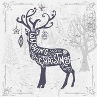 Vintage Christmas Background N13