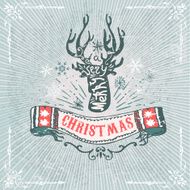 Vintage Christmas Background N14